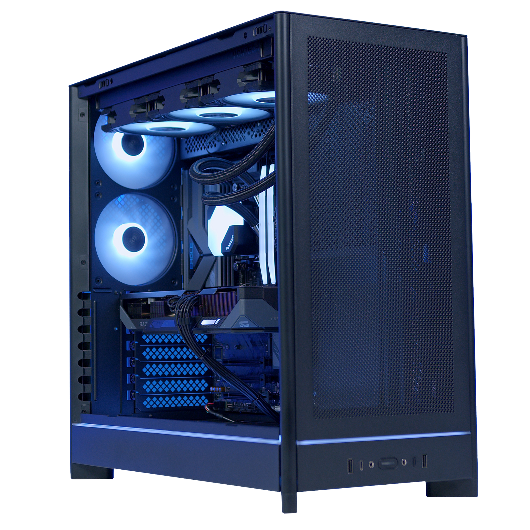 GeekaPC 'Flow' (RX 9070 / RX 9060 XT 16GB)