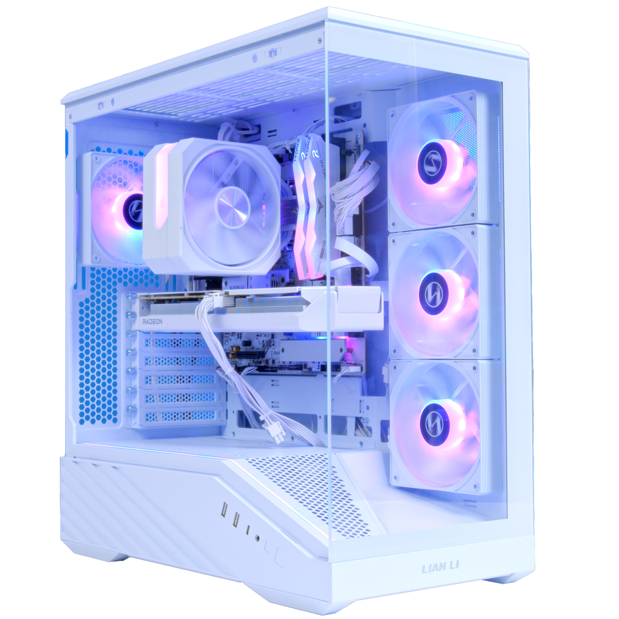 GeekaPC 'Glacier' (RTX 5060 / RX 9060 XT 16GB)