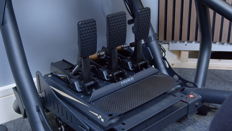 Sim rig in action at the event